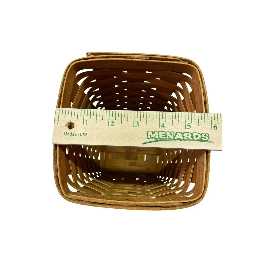 Vintage 1993 Longaberger Basket Used Plastic Protector